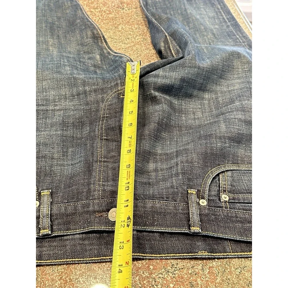 Levi's 501 Men's W38 L 31 'Dark Wash Rigid Straight ‎ Denim Jeans Button Fly